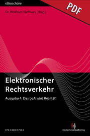 Elektronischer Rechtsverkehr 3/2015 - Der Countdown läuft! - eBroschüre (PDF)