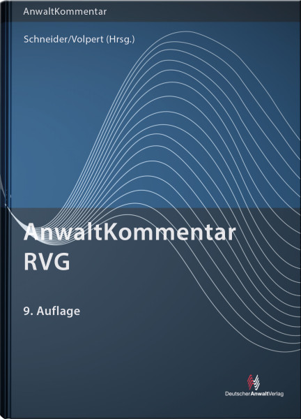 AnwaltKommentar RVG - Mängelexemplar