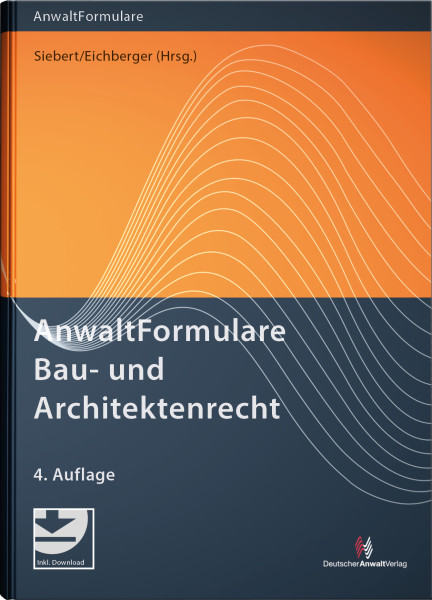 AnwaltFormulare Bau- und Architektenrecht - Mängelexemplar